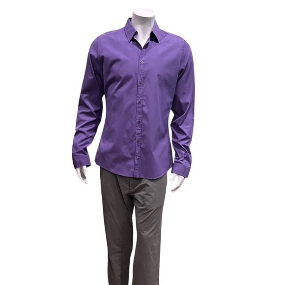 Gucci Mens Purple Dress Shirt - Picture 1 of 7